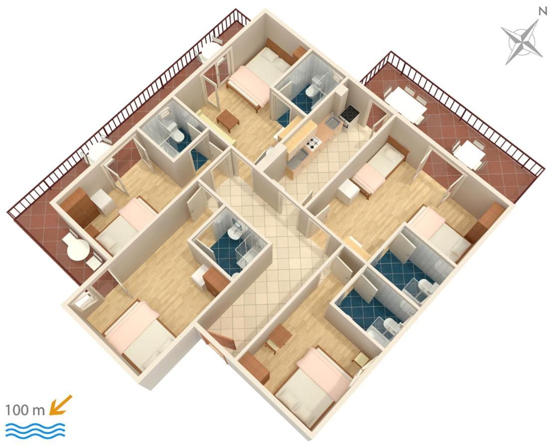 Apartments By The Sea Podaca, Makarska - 516 Kültér fotó